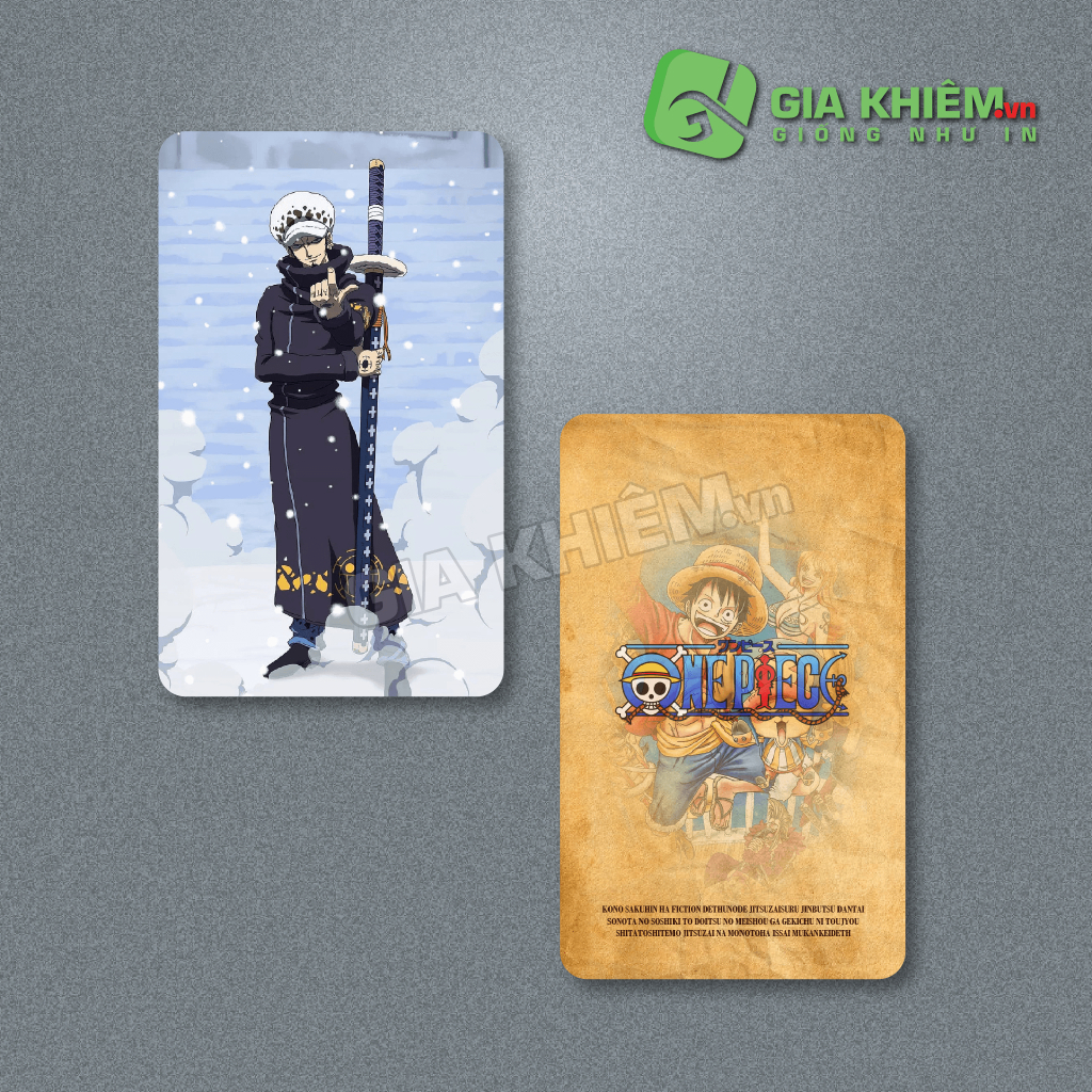 Card bo góc giấy truyện ONE PIECE