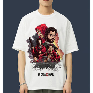 Áo Thun Phim Money Heist Phi Vụ Triệu Đô Unisex Nam Nữ