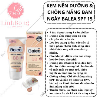 Kem nền balea bb cream 5in1 nội địa đức spf15