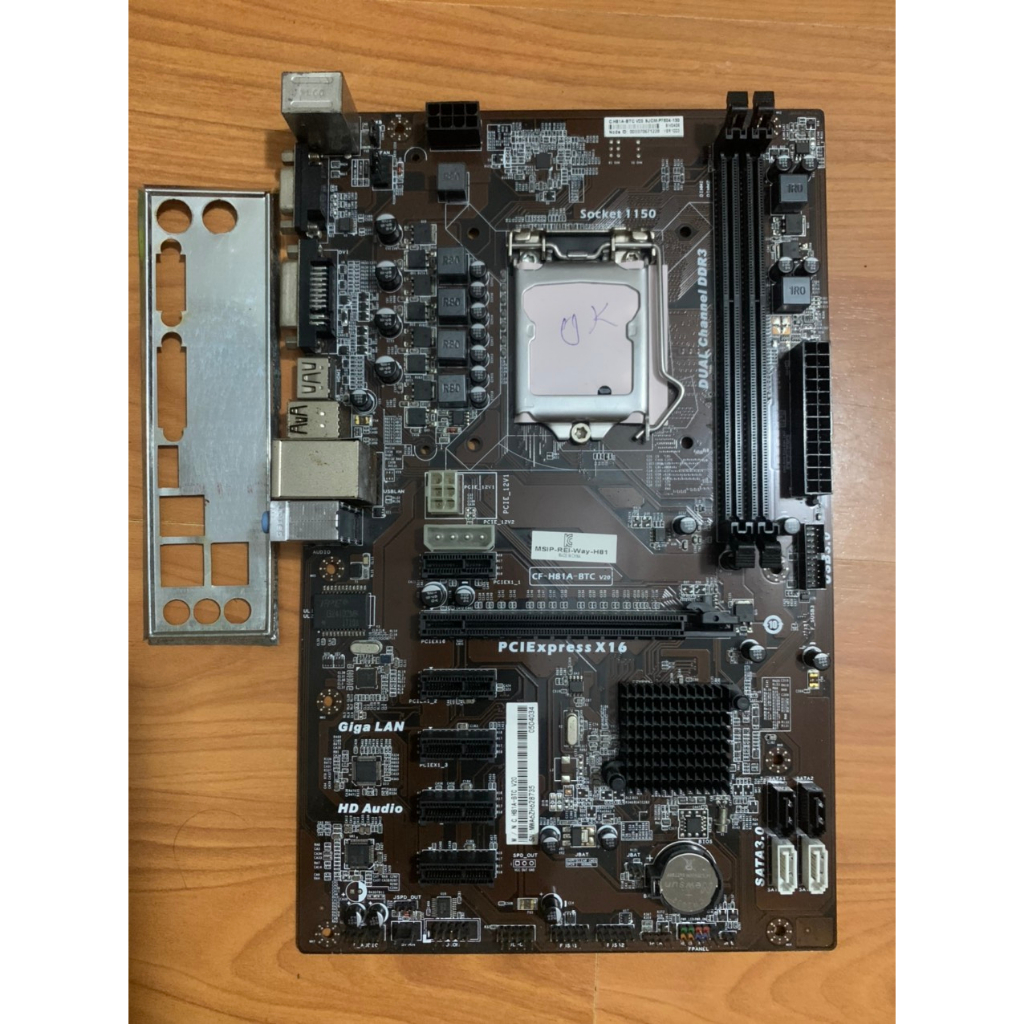 Mainboard Colorful H81A-BTC V20 ( FREESHIP +TẶNG FE+KEO TẢN NHIỆT+PIN CMOS)