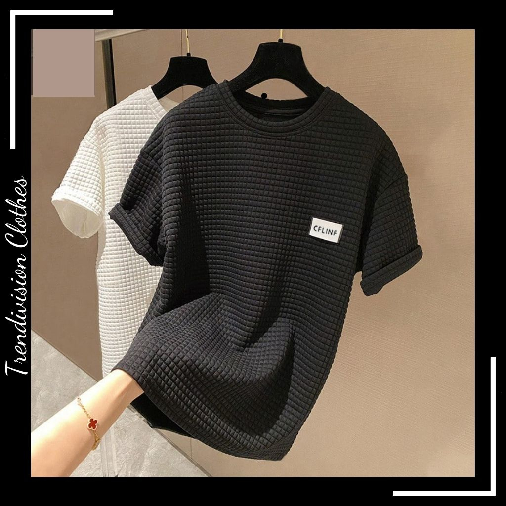 Áo phông CFLINF Hottrend form rộng thời trang mùa hè, áo phông chất cotton dày dặn thấm hút mồ hôi, thoáng mát