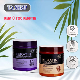 Kem ủ tóc keratin, ủ hấp tóc keratin mềm mượt
