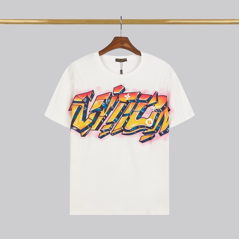 Áo Thun Form Rộng Tay Lỡ In Chữ Loang Vải Cotton 2 Chiều Cao Cấp | BigBuy360 - bigbuy360.vn