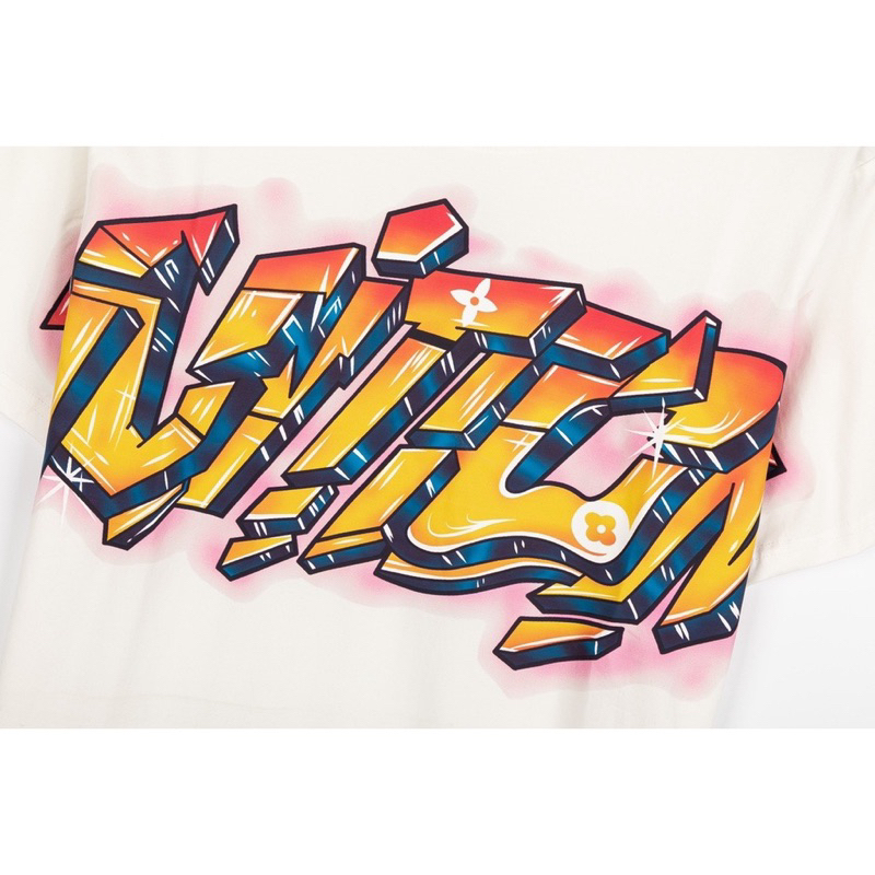 Áo Thun Form Rộng Tay Lỡ In Chữ Loang Vải Cotton 2 Chiều Cao Cấp | BigBuy360 - bigbuy360.vn