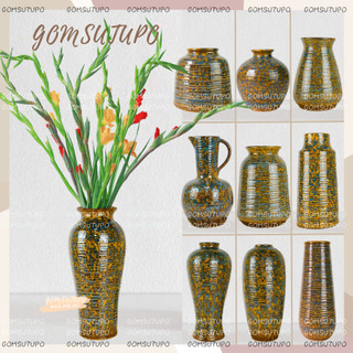 Lọ Hoa Gốm Men SẮC HOA - Bình Hoa Trang Trí Decor gomsutupo - Gốm Sứ TUPO Bát Tràng
