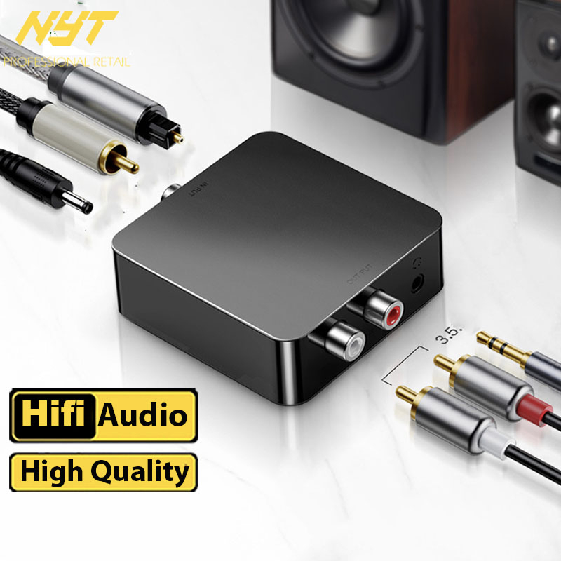 Bộ Chuyển Optical Sang AV Digital to Analog Audio R/L ID Tech AT105 - Bảo Hành 24T đổi mới