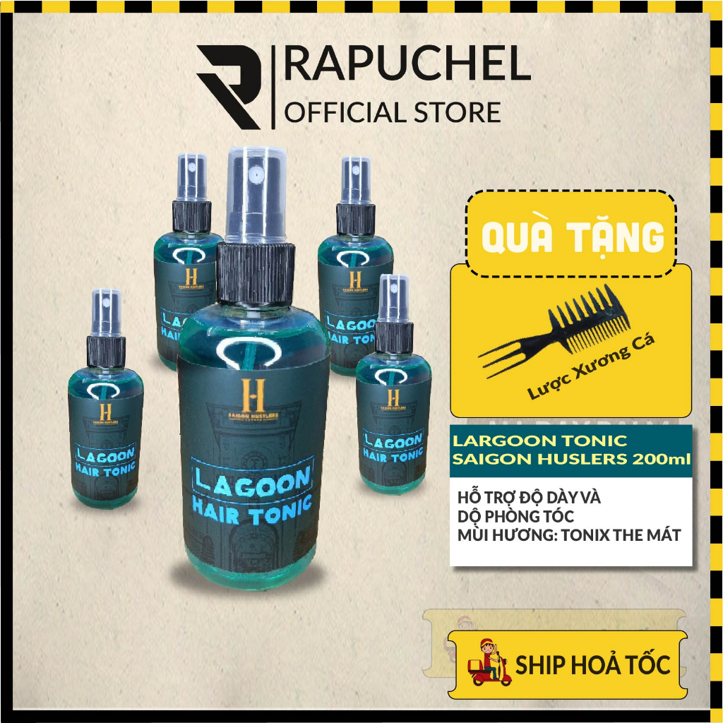 Dưỡng tóc xịt tạo phồng SaiGon Hustlers Lagoon chính hãng cao cấp Rapuchel Store LG