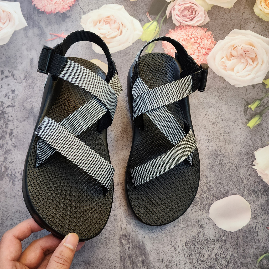 Giày sandal Chaco Nam Nữ, Dép Chaco Xuất Xịn Mã Ghi Bạc TG15