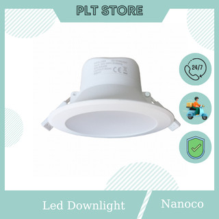 Đèn led downlight ndl - 5w, 8w, 12w, 14w nanoco ánh sáng 3000k, 4000k, 6500k, đổi 3 màu