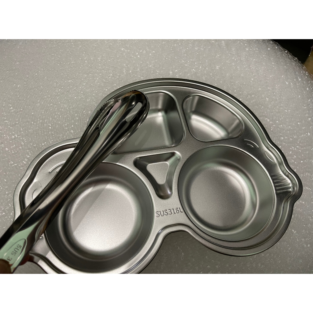 Khay cơm trẻ em hình ô tô inox 304 siêu cao cấp Hàn Quốc