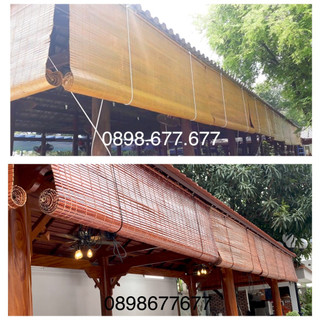 Rèm tre trúc che nắng mưa trang trí trong nhà và ngoài trời khổ 1m2,1m5,2m
