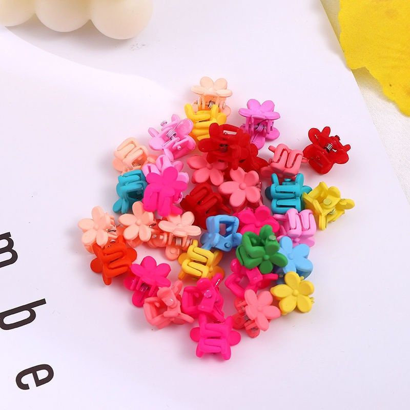 Set 50 Kẹp Tóc Càng Cua Mini Nhiều Màu Cho Bé Gái