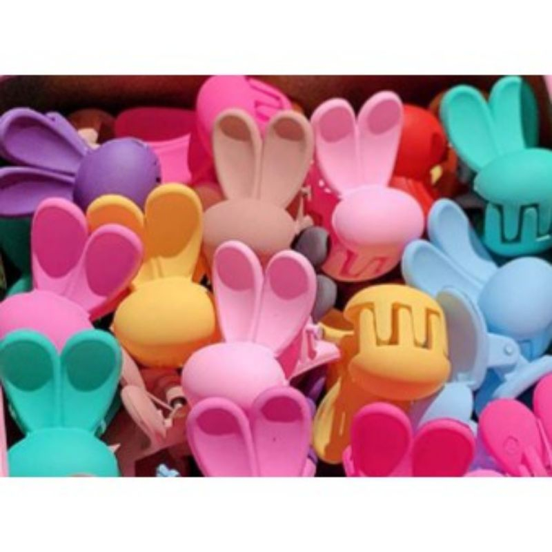 Set 50 Kẹp Tóc Càng Cua Mini Nhiều Màu Cho Bé Gái