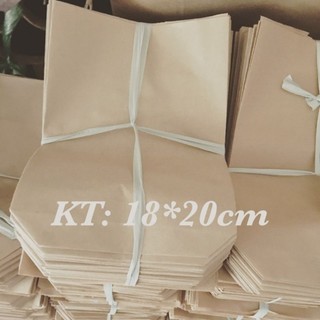 Combo lẻ 50 túi kraft Nhật  18 x 22cm