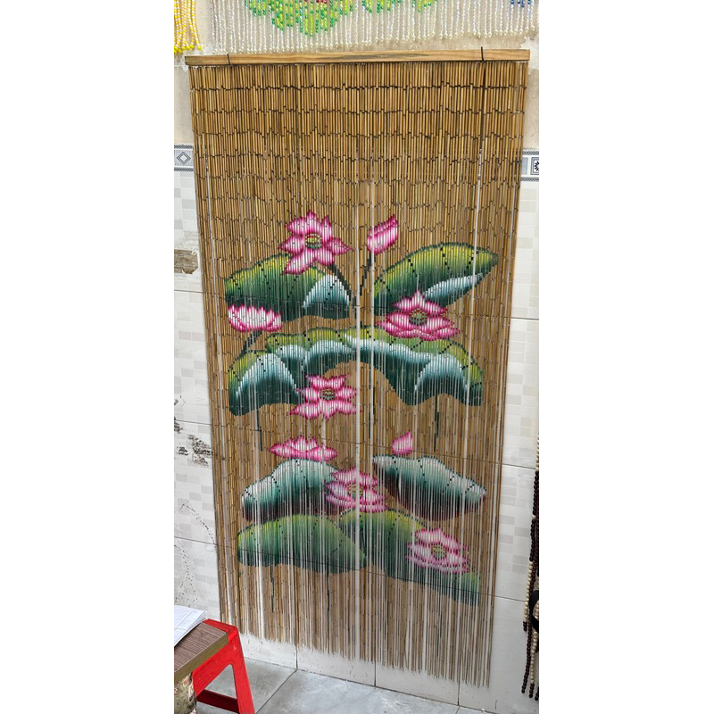MÀN ỐNG TRÚC TRE CÓ HÌNH ĐỦ MẪU - TRÚC TRE KHÔNG HÌNH TREO CỬA - MÀNH RÈM ỐNG TRÚC TRE