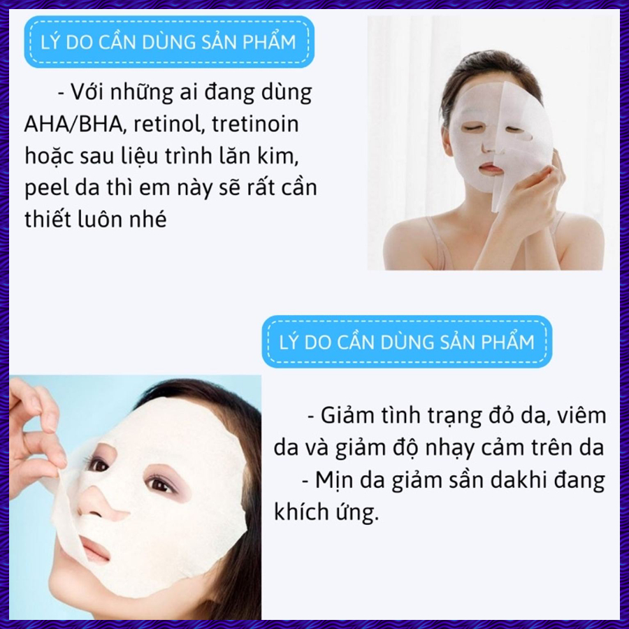 Mặt Nạ Cấp Ẩm Phục Hồi Da Yuejin B5 Repair Control EGF Hỗ Trợ Giảm Mụn, Cải Thiện Nám Và Tàn Nhan Giúp Da Căng Mịn Hơn | BigBuy360 - bigbuy360.vn