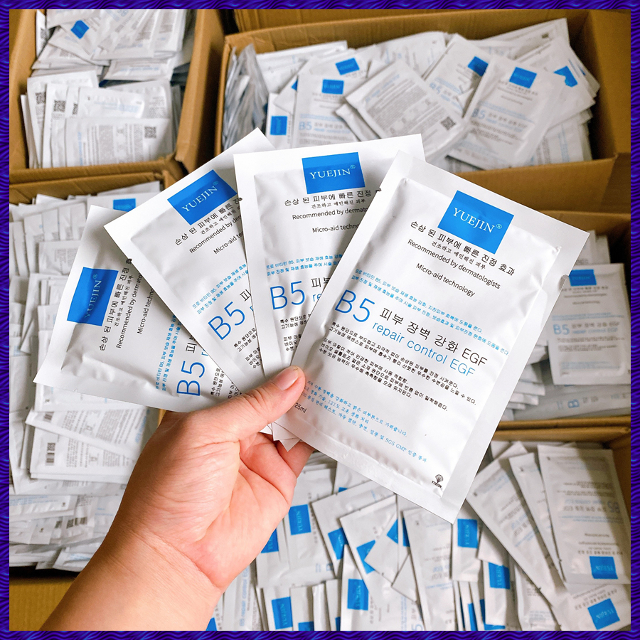 Mặt Nạ Cấp Ẩm Phục Hồi Da Yuejin B5 Repair Control EGF Hỗ Trợ Giảm Mụn, Cải Thiện Nám Và Tàn Nhan Giúp Da Căng Mịn Hơn | BigBuy360 - bigbuy360.vn