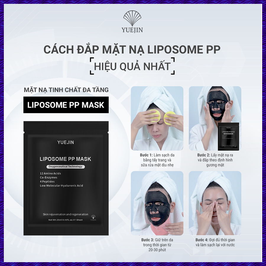 Mặt Nạ Cấp Ẩm Phục Hồi Da Yuejin B5 Repair Control EGF Hỗ Trợ Giảm Mụn, Cải Thiện Nám Và Tàn Nhan Giúp Da Căng Mịn Hơn | BigBuy360 - bigbuy360.vn