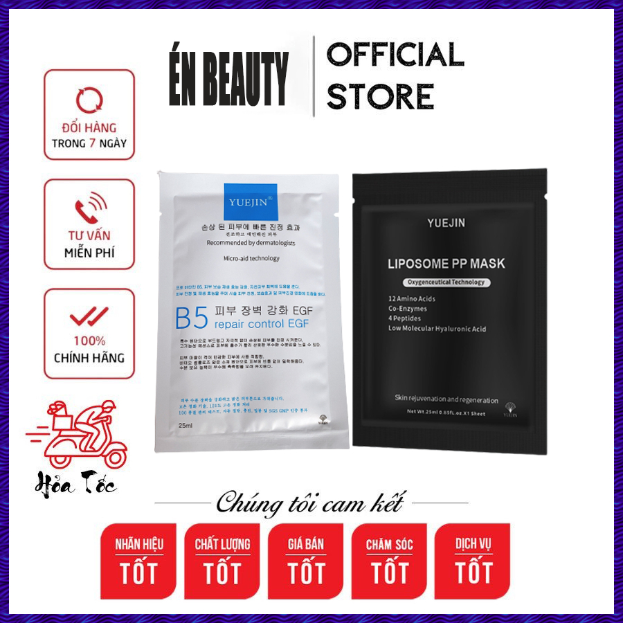Mặt Nạ Cấp Ẩm Phục Hồi Da Yuejin B5 Repair Control EGF Hỗ Trợ Giảm Mụn, Cải Thiện Nám Và Tàn Nhan Giúp Da Căng Mịn Hơn | BigBuy360 - bigbuy360.vn