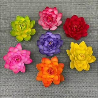 hoa sen xốp rời trang trí,decor giỏ quà Tết