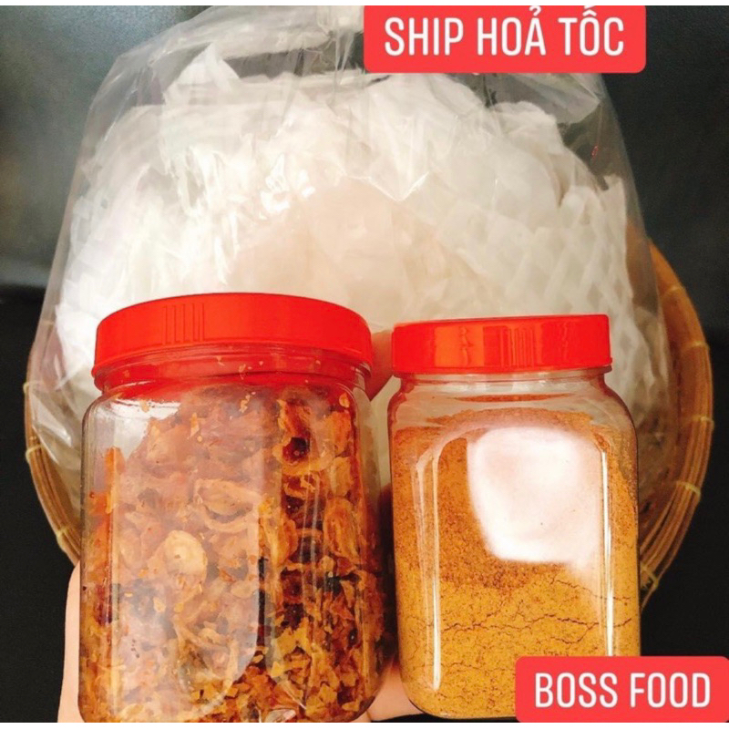 (3 món) 0,5kg Bánh tráng rìa phơi sương + 100g hành phi + 100g muối nhuyễn, bánh tráng Tây Ninh mềm 