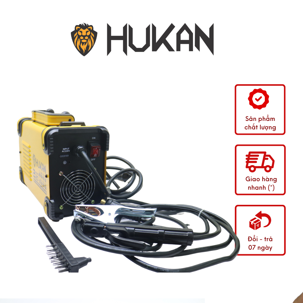 Máy Hàn Que HUKAN MMA220 Công Suất 3.9 KV Dòng Điện Ra 20-220A