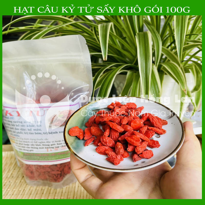 ✅   HẠT CÂU KỶ T.Ử khô đóng gói 100gam - congtyduoclieuhonglan