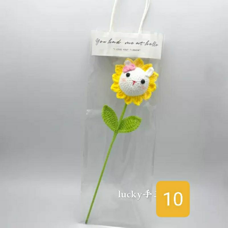 Hoa len đầu thú lẻ 1 bông