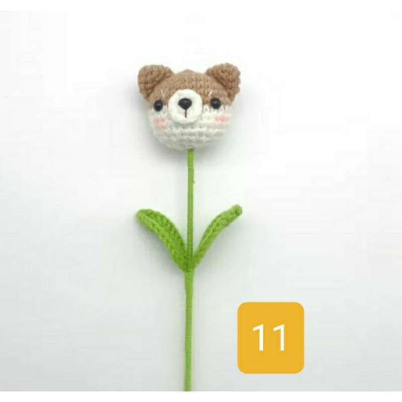 Hoa len đầu thú lẻ 1 bông