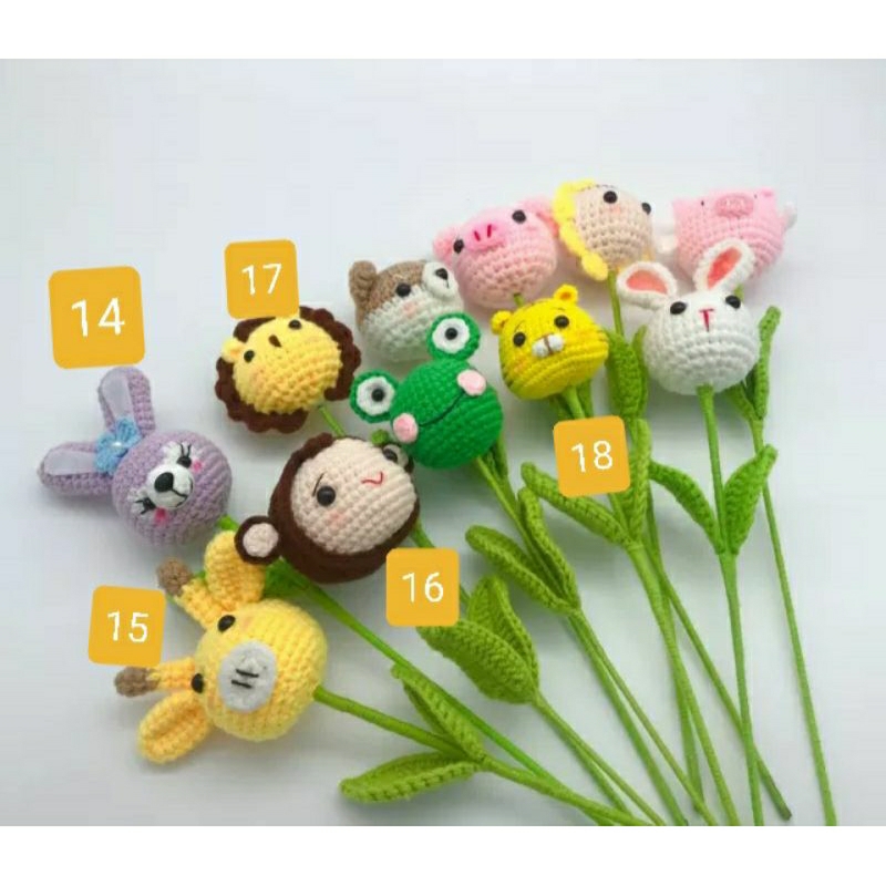 Hoa len đầu thú lẻ 1 bông