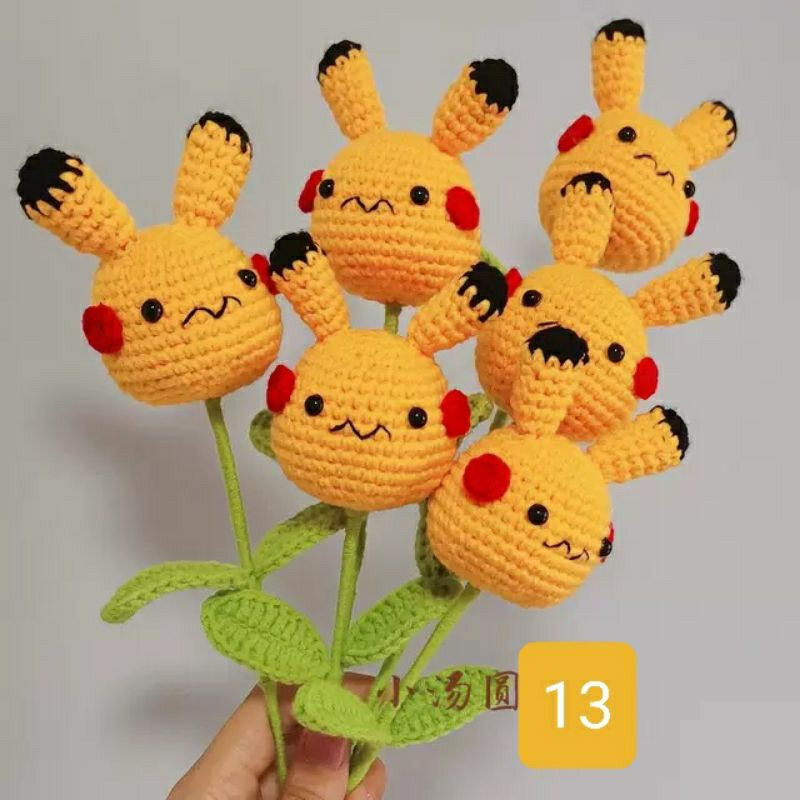 Hoa len đầu thú lẻ 1 bông