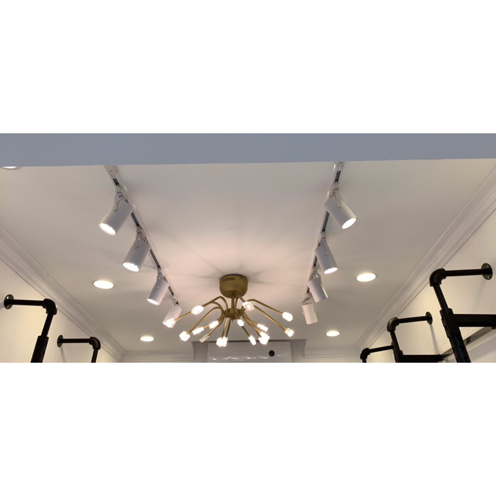 Combo 5 Đèn Rọi Ray SMD 7W+ 1 Thanh Ray 1,5M, Đèn Led Rọi Ray Trang Trí Nội Thất Cửa Hàng