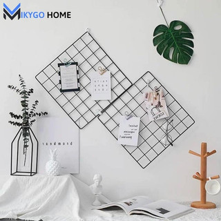 Khung Lưới Sắt Sơn Tĩnh Điện Trang Trí Treo Tường Decor MIKYGO,Tấm Lưới lắp ghép,giá Để Đồ,Chuồng Chó,Mèo.MK11