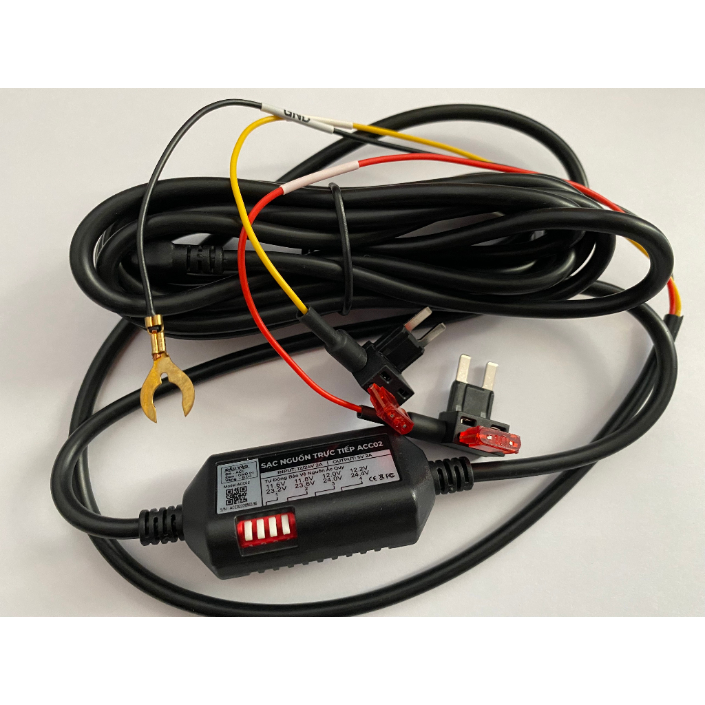 Sạc nguồn trực tiếp Cho bộ Camera hành trình Vietmap KC01 -Hàng chính hãng