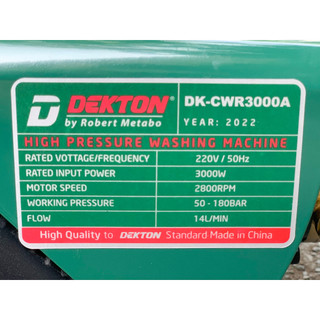 Máy Rửa Xe 3000W Dekton DK-CWR3000A