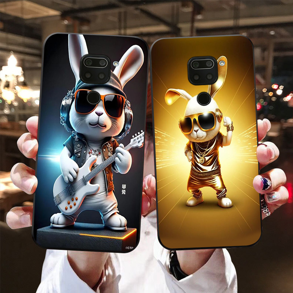 Ốp lưng Xiaomi mi note 9 in hình thỏ phong cách cực chất,,cute, siêu dễ thương