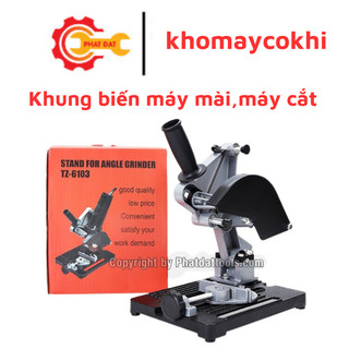 Khung biến máy mài, máy cắt thành máy cắt bàn cao cấp