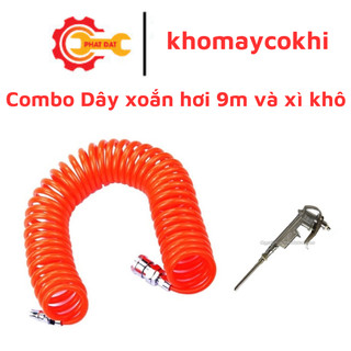 Combo Dây xoắn hơi 9m và xì khô