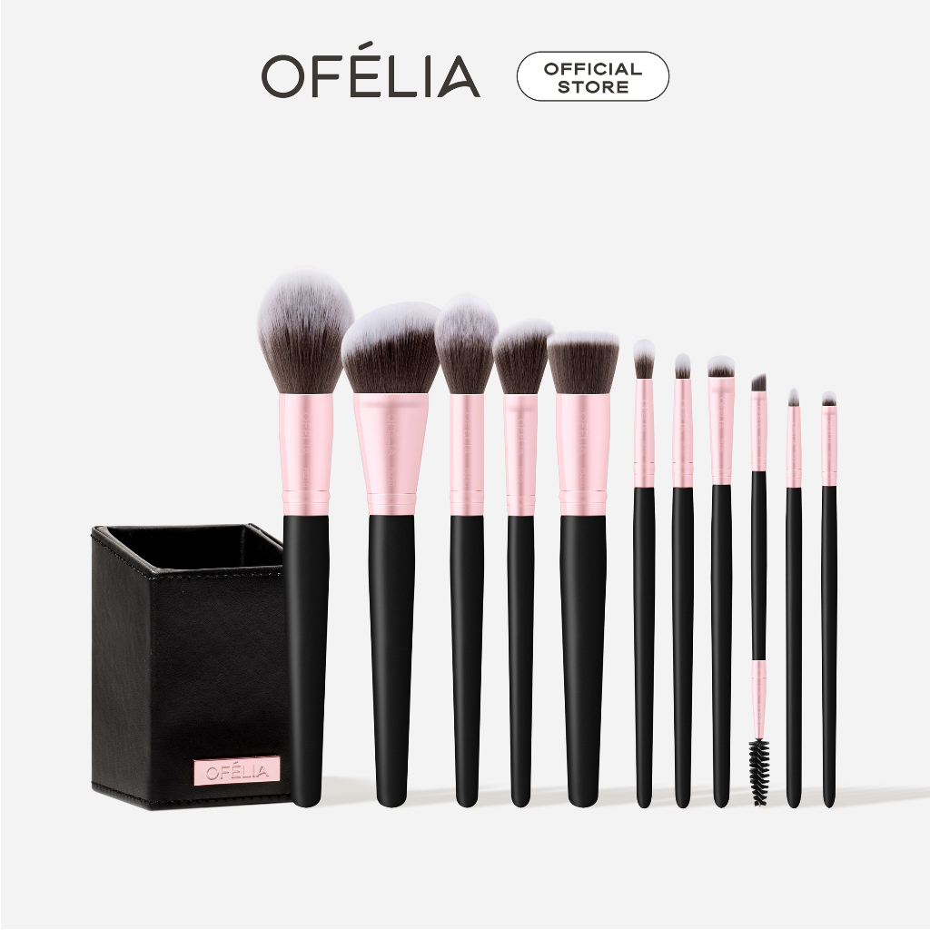 Bộ Cọ Trang Điểm OFÉLIA - Get Ready With Me (11pcs)