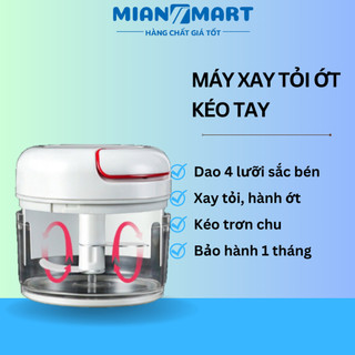 Máy xay tỏi ớt mini bằng tay Mini Food Chopper, xay thịt thực phẩm