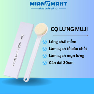 Cọ lưng lông mềm Muji nhật bản làm sạch tế bào chết ở lưng - MIAN MART