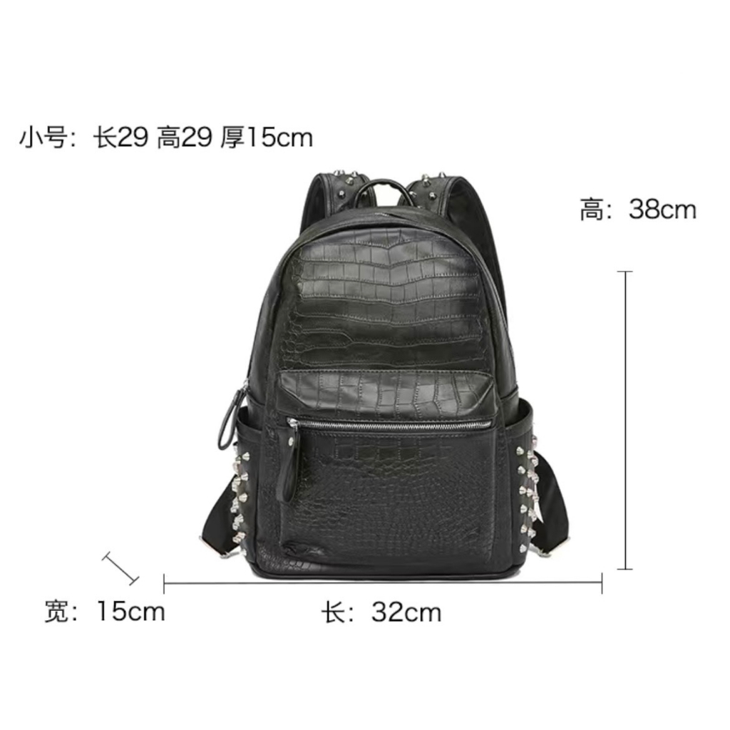 Balo da cao cấp nam nữ unisex Túi Bụi đi học, du lịch chất liệu da PU cao cấp ngăn để máy tính, laptop 15.6 inch