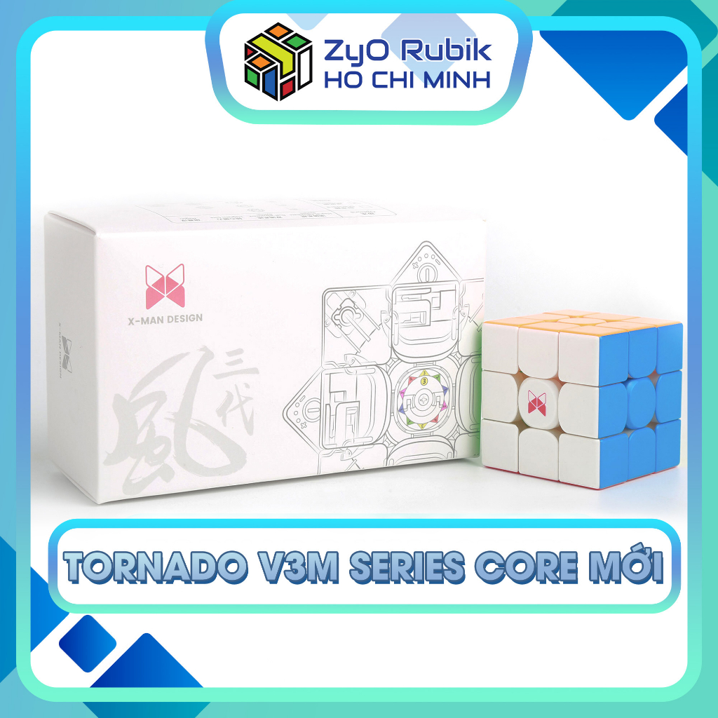 Rubik Tornado V3M core mới phiên bản Standard/Flagship/Pioneer - Đồ chơi trí tuệ - Zyo Rubik Hồ Chí Minh
