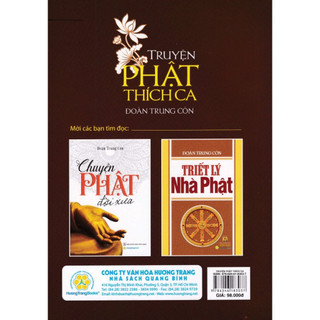 Sách - Truyện Phật Thích Ca - Đoàn Trung Còn