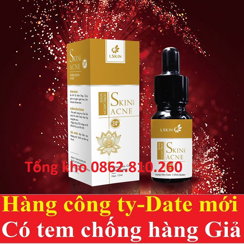Cốt mụn Bạch Sen Lskin Đan Thy thi skin care acne