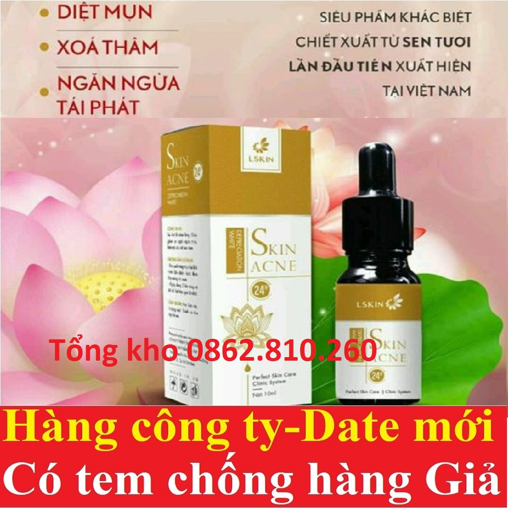 Cốt mụn Bạch Sen Lskin Đan Thy thi skin care acne