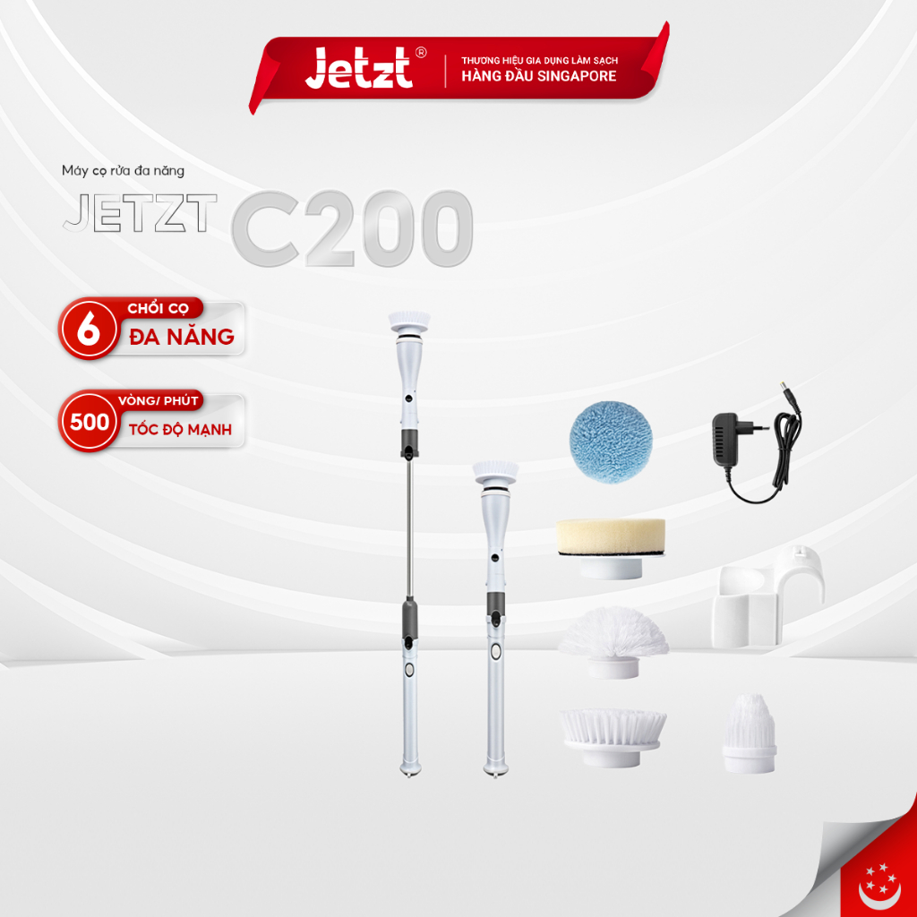 Máy cọ rửa đa năng không dây JETZT C200