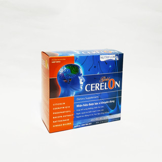 Hoạt Huyết Dưỡng Não Cerelon Gold - Giúp Tăng Cường Tuần Hoàn Máu Não - Giảm Tai Biến Mạch Máu Não - Hộp 100 Viên