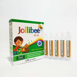 Siro Ho Thảo Dược Tự Nhiên Jollibee Bé Ho - Hết Ho - Giúp Bổ Phế, Phổi - An Toàn Cho Trẻ Nhỏ - Hộp 10 Ống