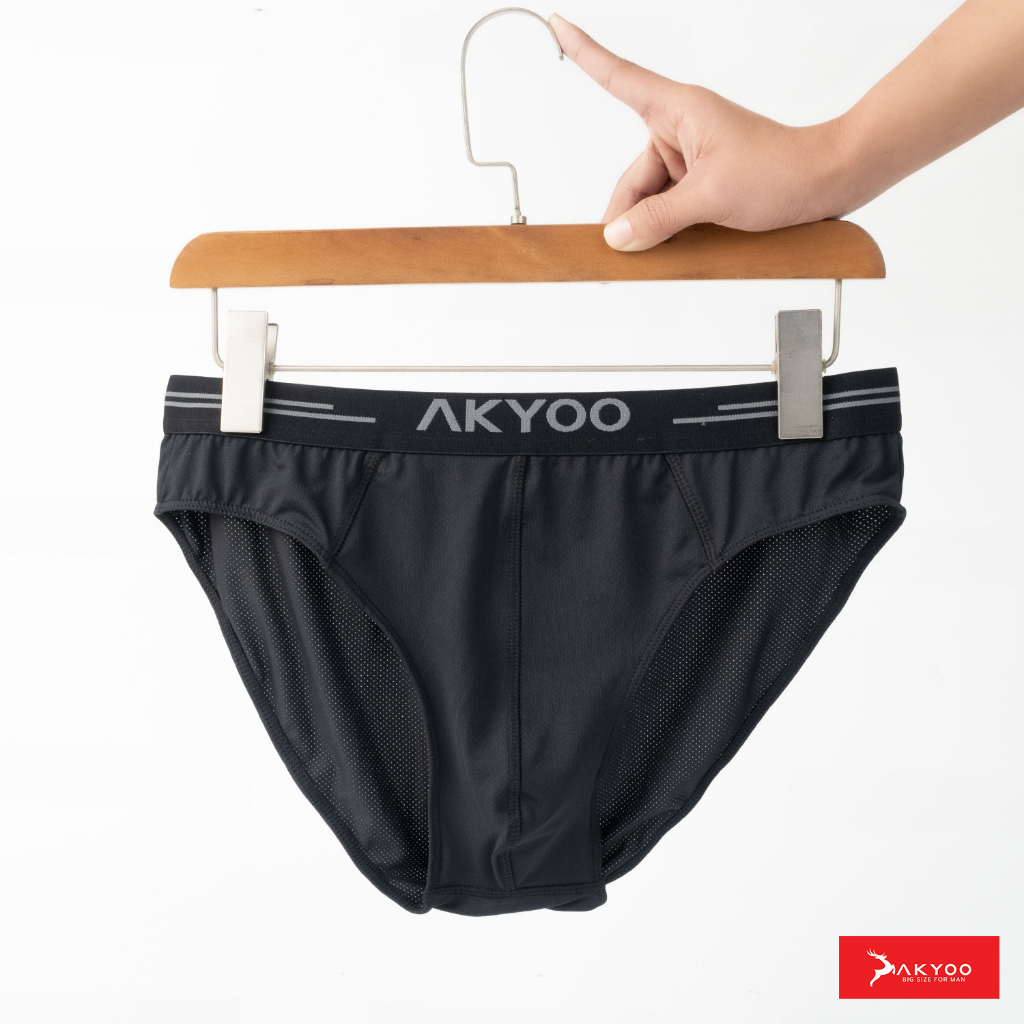 Quần Lót Nam Tam Giác Bigsize AKYOO, vải cotton thun lạnh co giãn 4 chiều thoáng khí - SIP TG